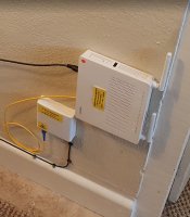 Router installed in a property